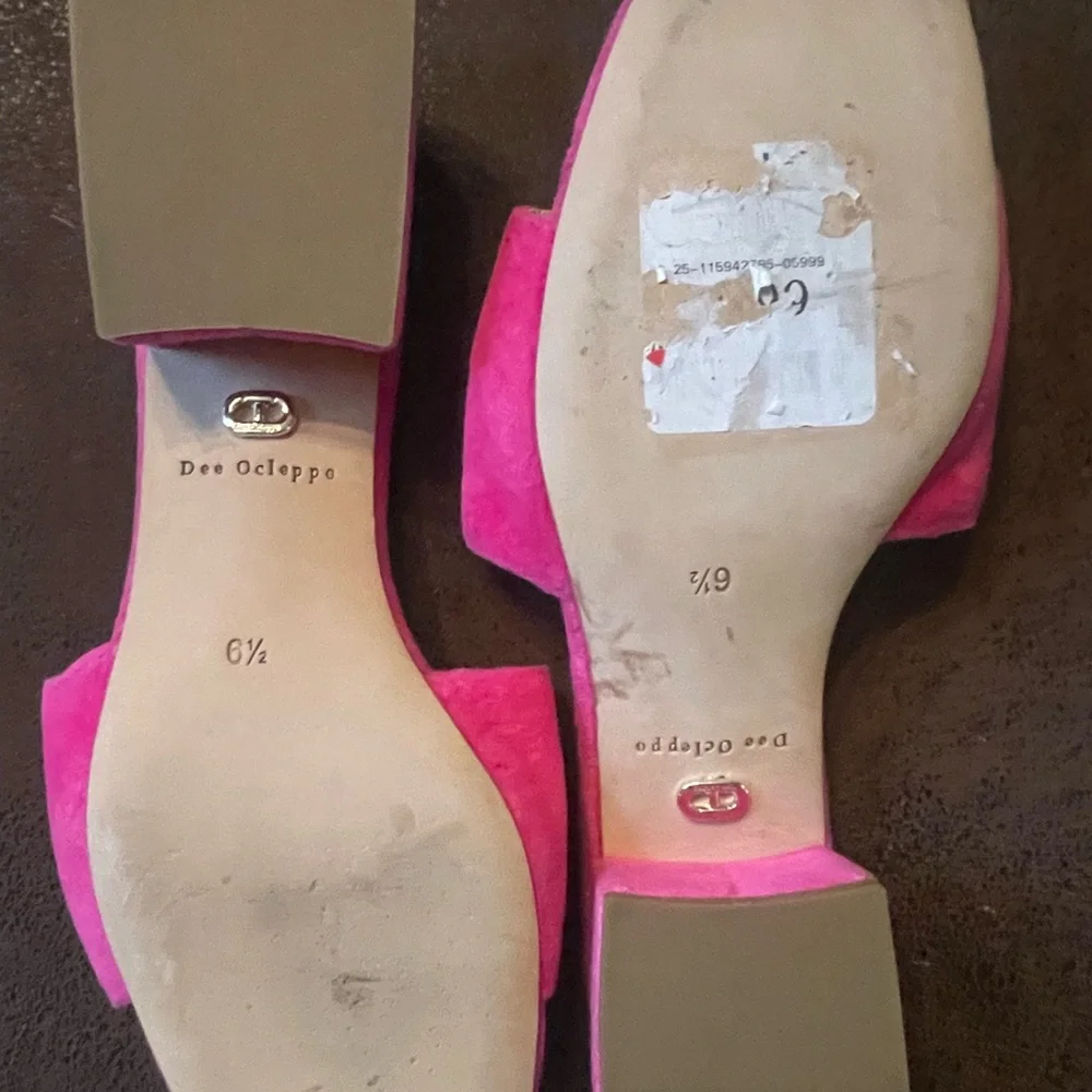 Dee Ocleppo Pink Dizzy Mules 6.5 - Picture 5 of 5